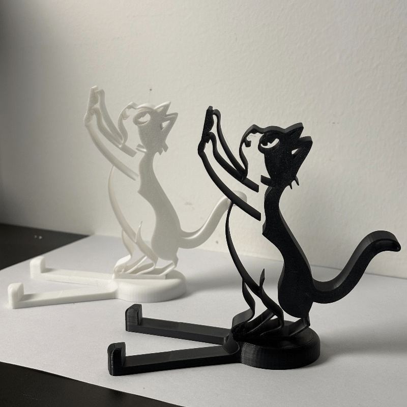 Desk Phone Stand - حامل هاتف على شكل قطة بتصميم