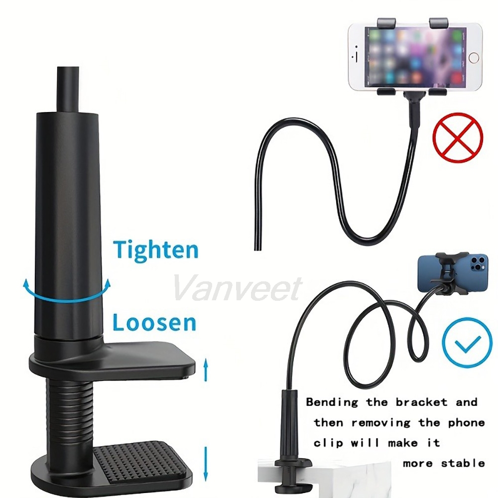 Desk Phone Stand - 360 ° حامل هاتف محمول مرن