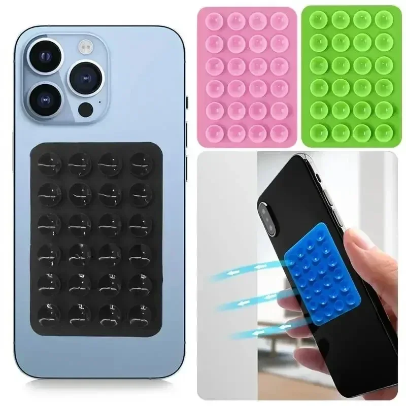 Phone Accessories Holder - حامل هواتف ذكية لاصق من السيليكون،