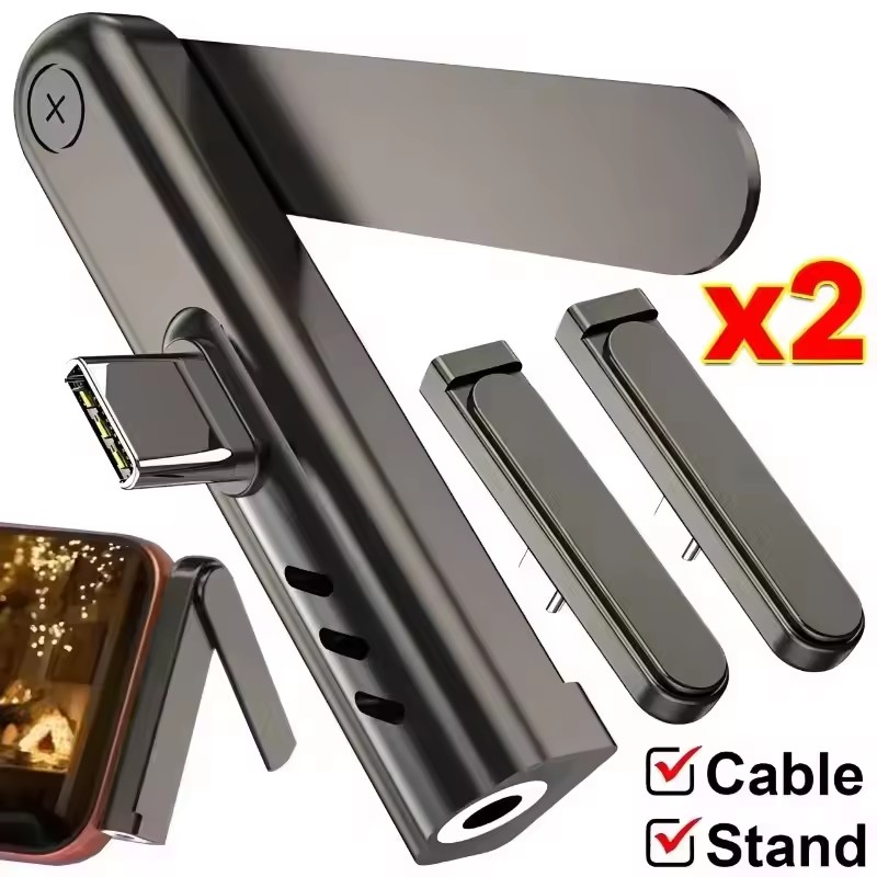 Desk Phone Stand - محول صوت محمول من USB C