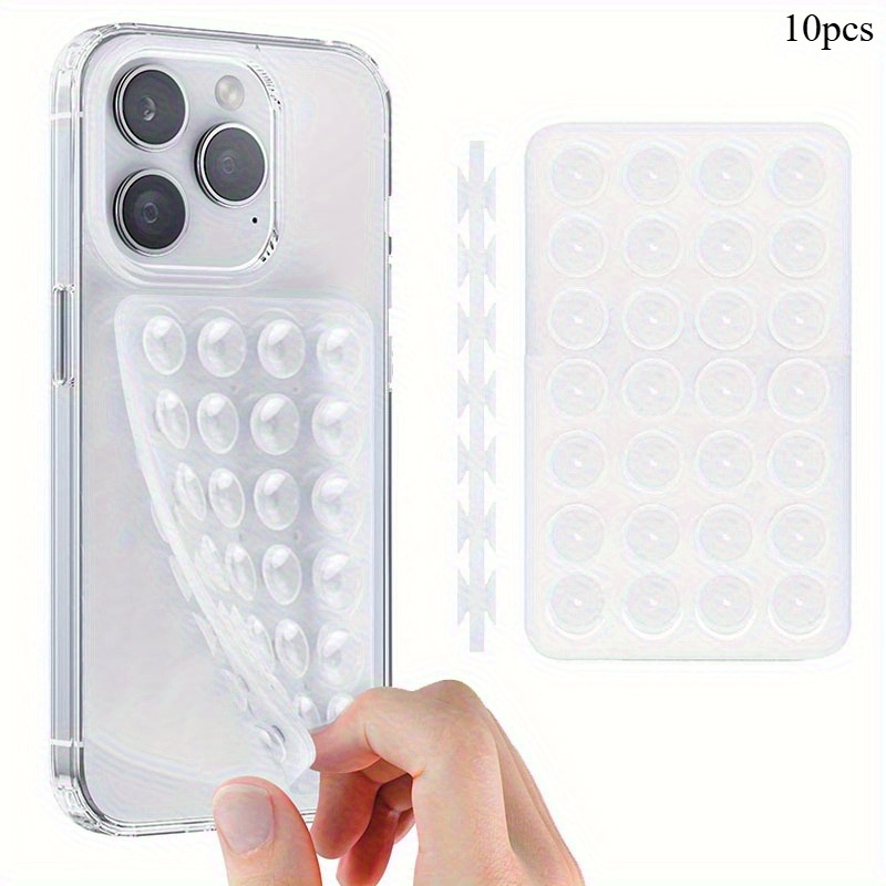 Desk Phone Stand - 10 قطع حامل هاتف سيليكون مزدوج