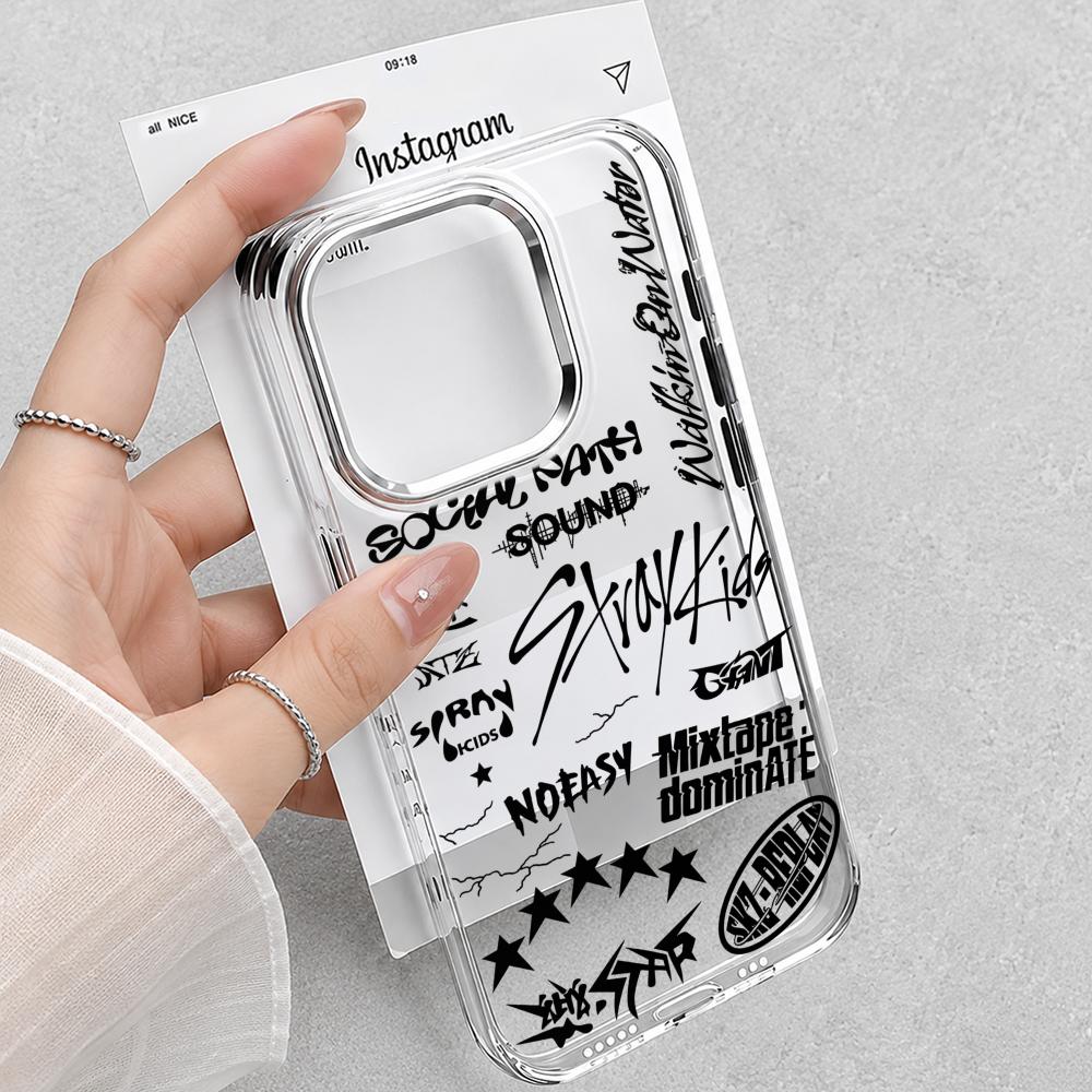 Xo Phone Accessories - جراب هاتف Kpop S-Stray K-Kids شفاف