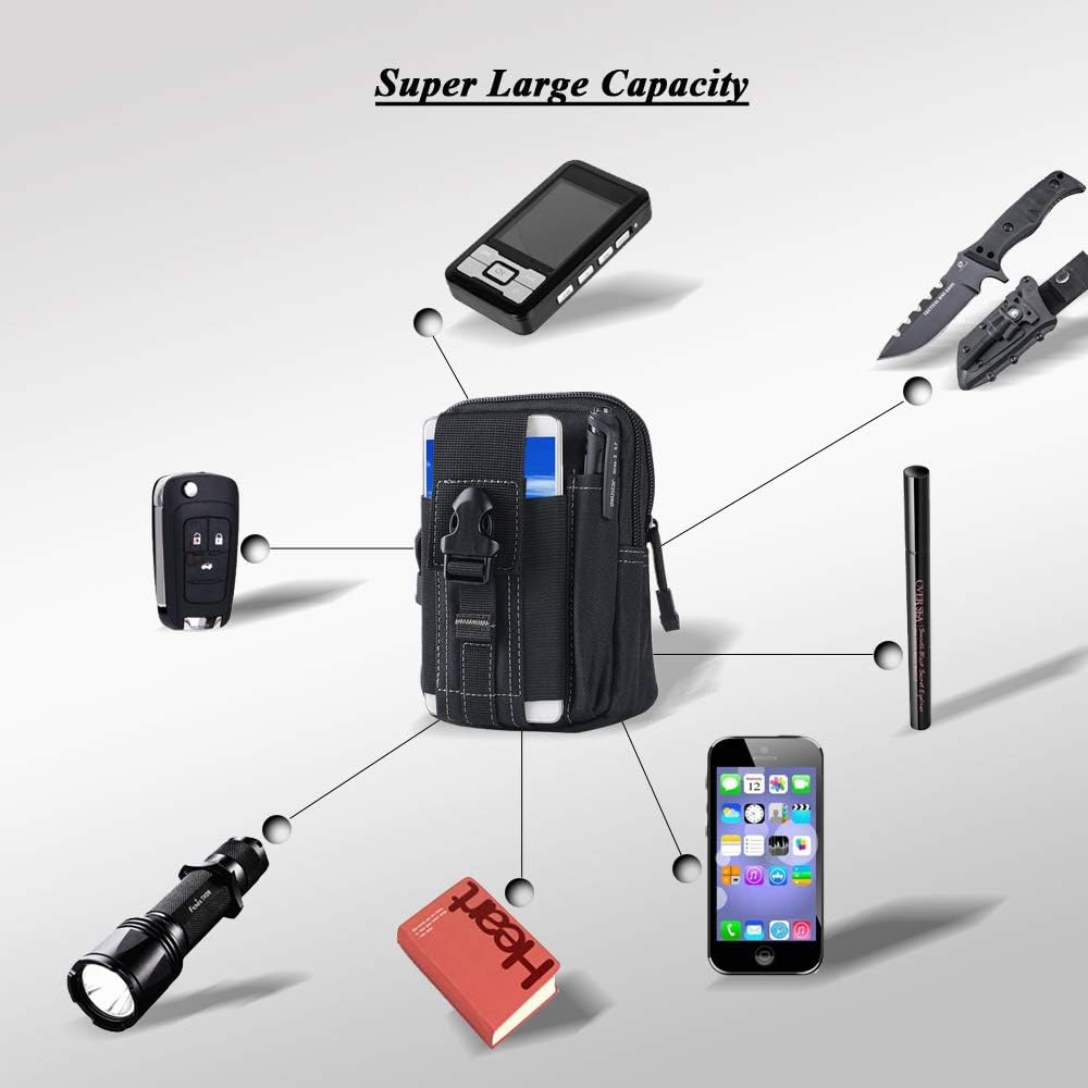 حقيبة خصر تكتيكية عسكرية من نو - مراجعة Phone Accessories Holder وسعره