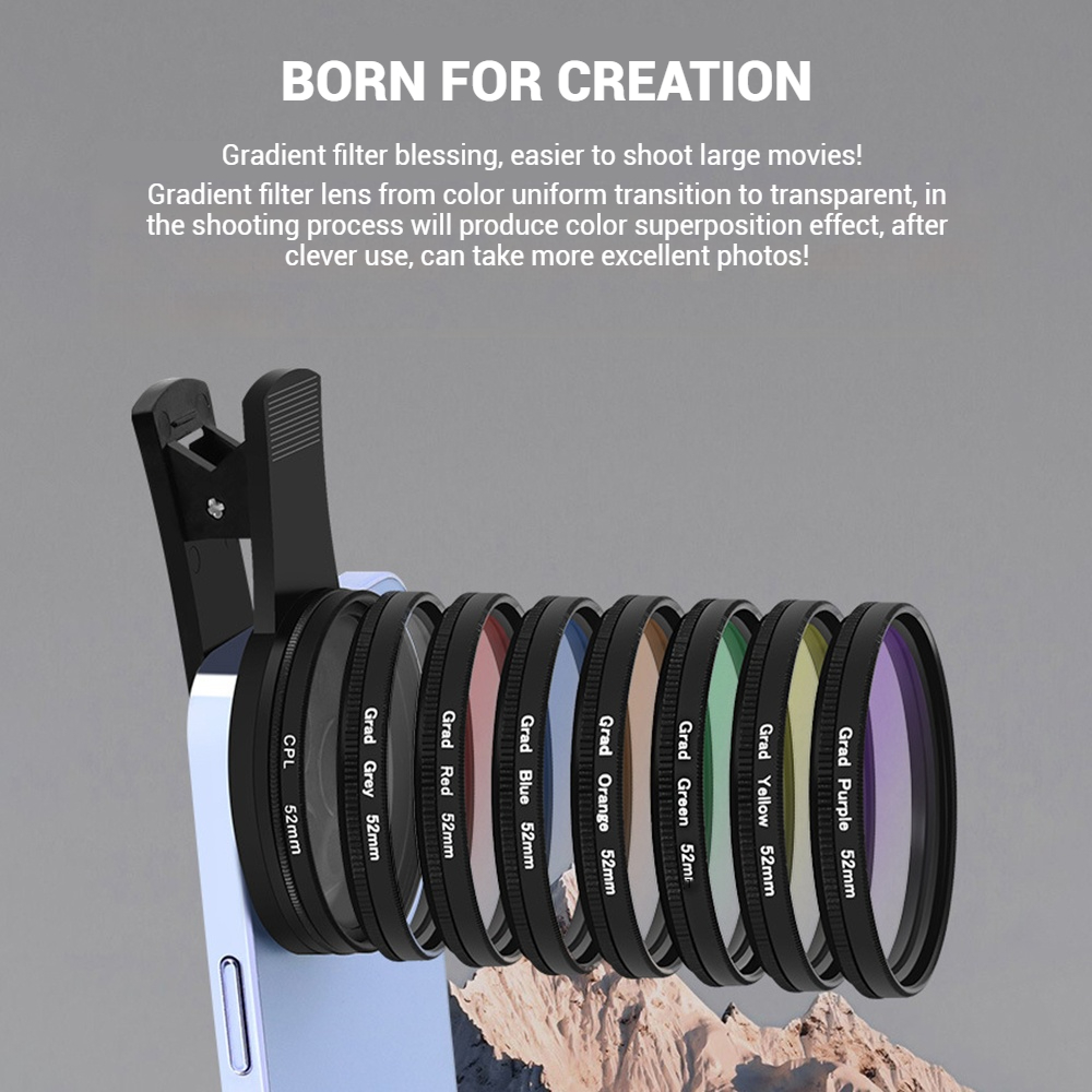 عدسة هاتف محمول 52 ملم، مستقطب - مراجعة Phone Accessories For Photography وسعره