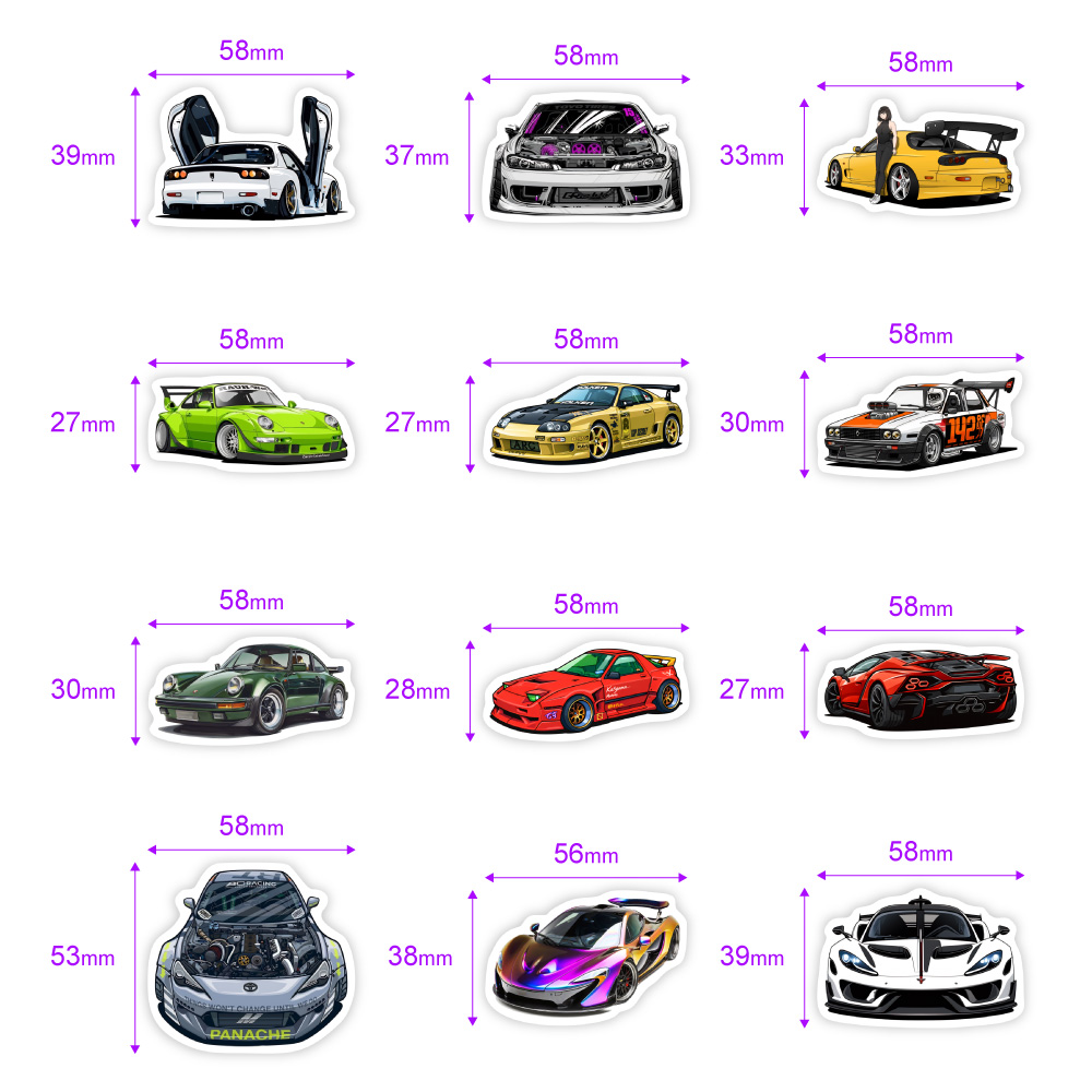 ملصقات سيارات رياضية JDM، ملصق - مراجعة Phone Accessories For Your Car وسعره