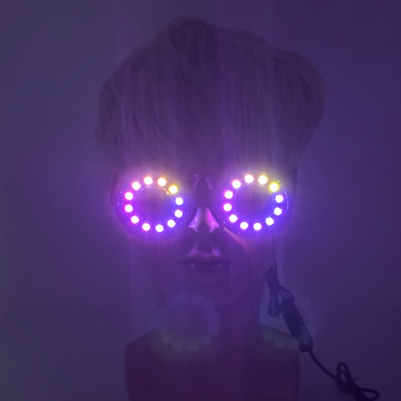LED بلوتوث وامض نظارات ، الهات - مراجعة Phone Accessories App وسعره