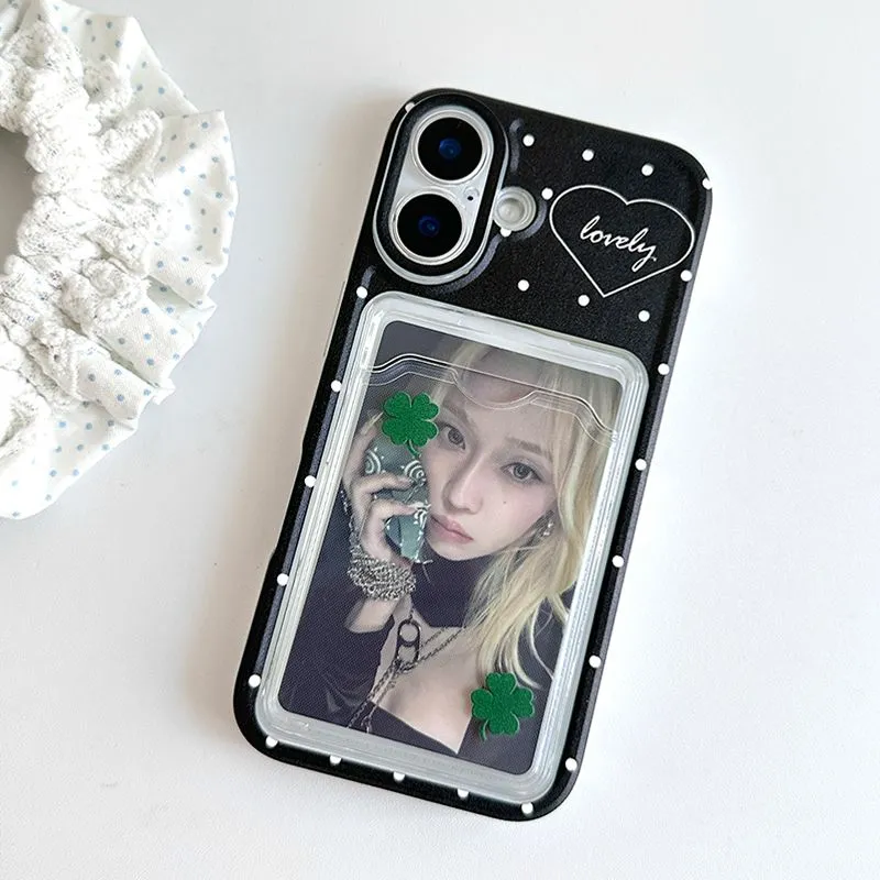 الكورية ins لطيف البولكا نقطة  - مراجعة Phone Accessories And Cases وسعره