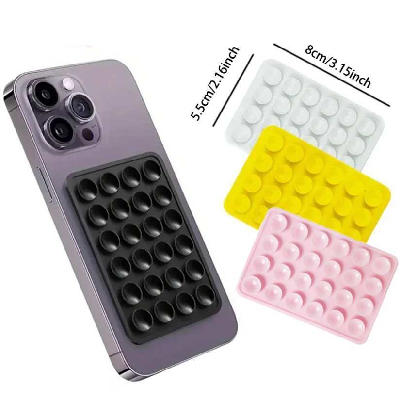 حامل هاتف سيليكون لاصق بقاعدة  - مراجعة Phone Accessory وسعره