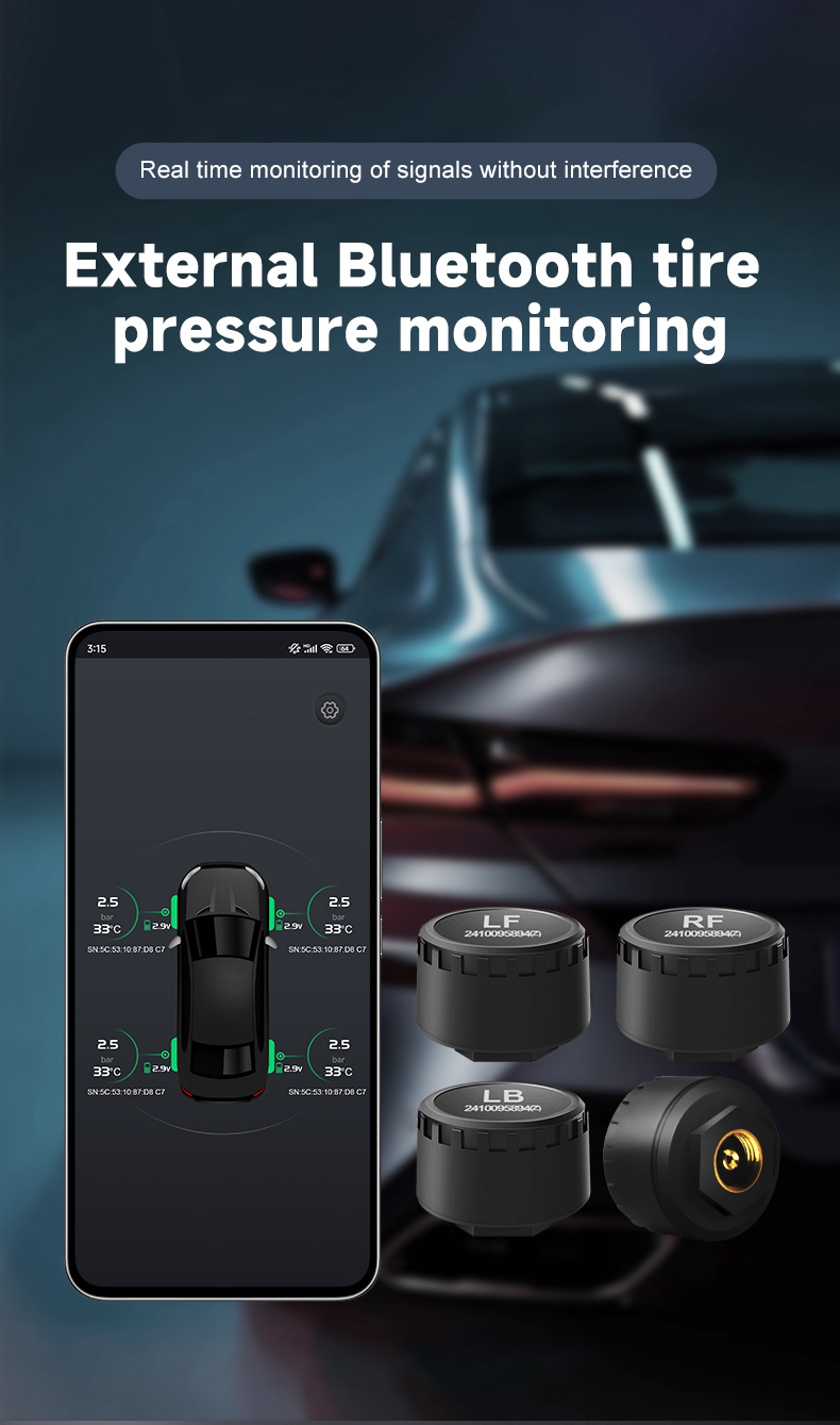 للهاتف أندرويد سيارة TPMS 4 أج - مراجعة Phone Accessories App وسعره