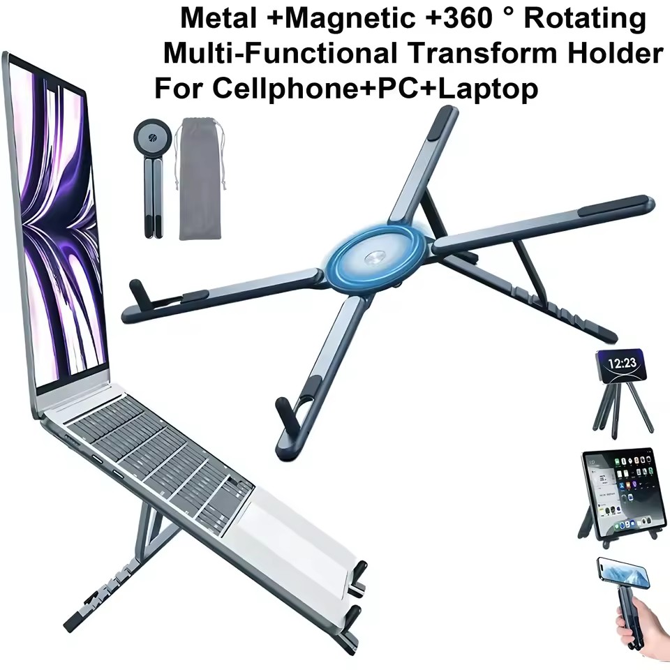حامل هاتف مغناطيسي محمول وعصا  - مراجعة Phone Accessories For Photography وسعره