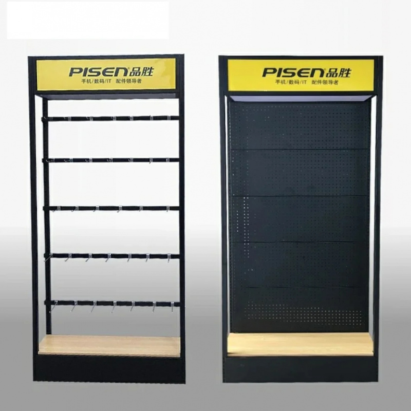 تصميم رف عرض حديث لمتجر الهوات - مراجعة Phone Accessories Shop وسعره