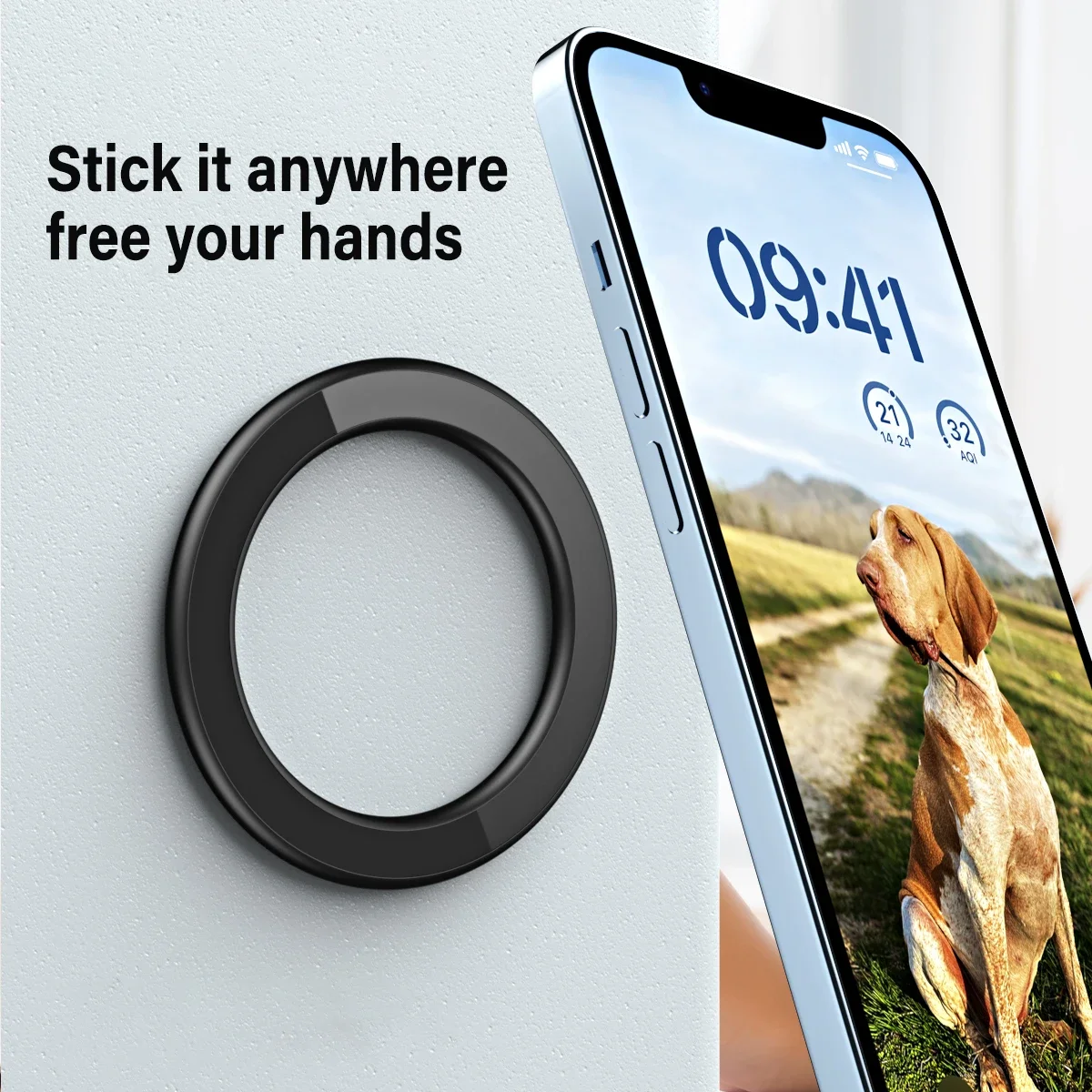حامل حلقي مغناطيسي لاصق قوي مت - مراجعة Phone Accessories Holder وسعره