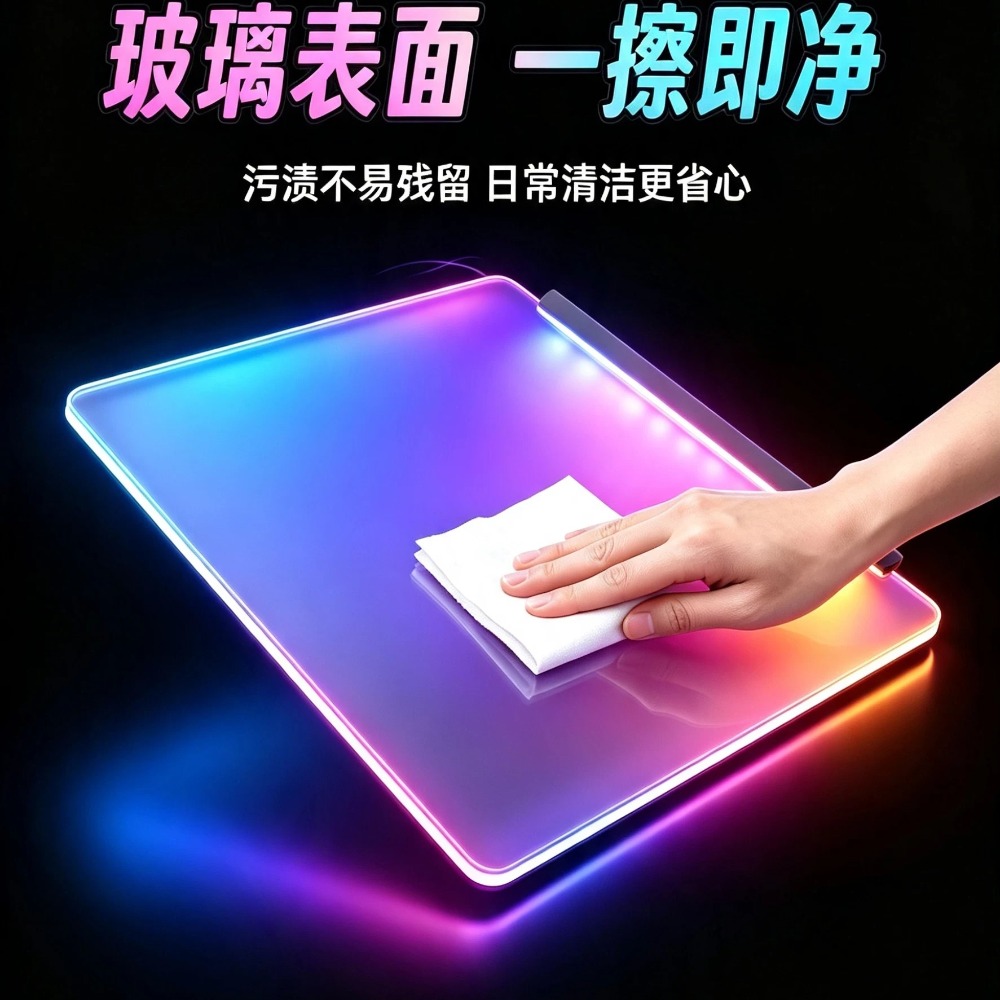 لوحة ماوس مضيئة RGB للألعاب ال - مراجعة Phone Accessories App وسعره