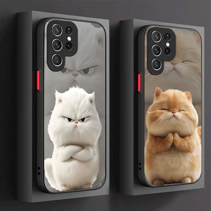 جراب بتصميم زوج القطط الغاضبة  - مراجعة Samsung Galaxy A55 وسعره