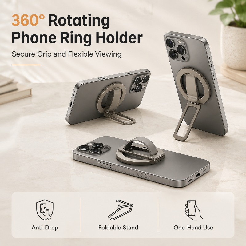 حامل هاتف مغناطيسي من السيليكو - مراجعة Desk Phone Stand وسعره