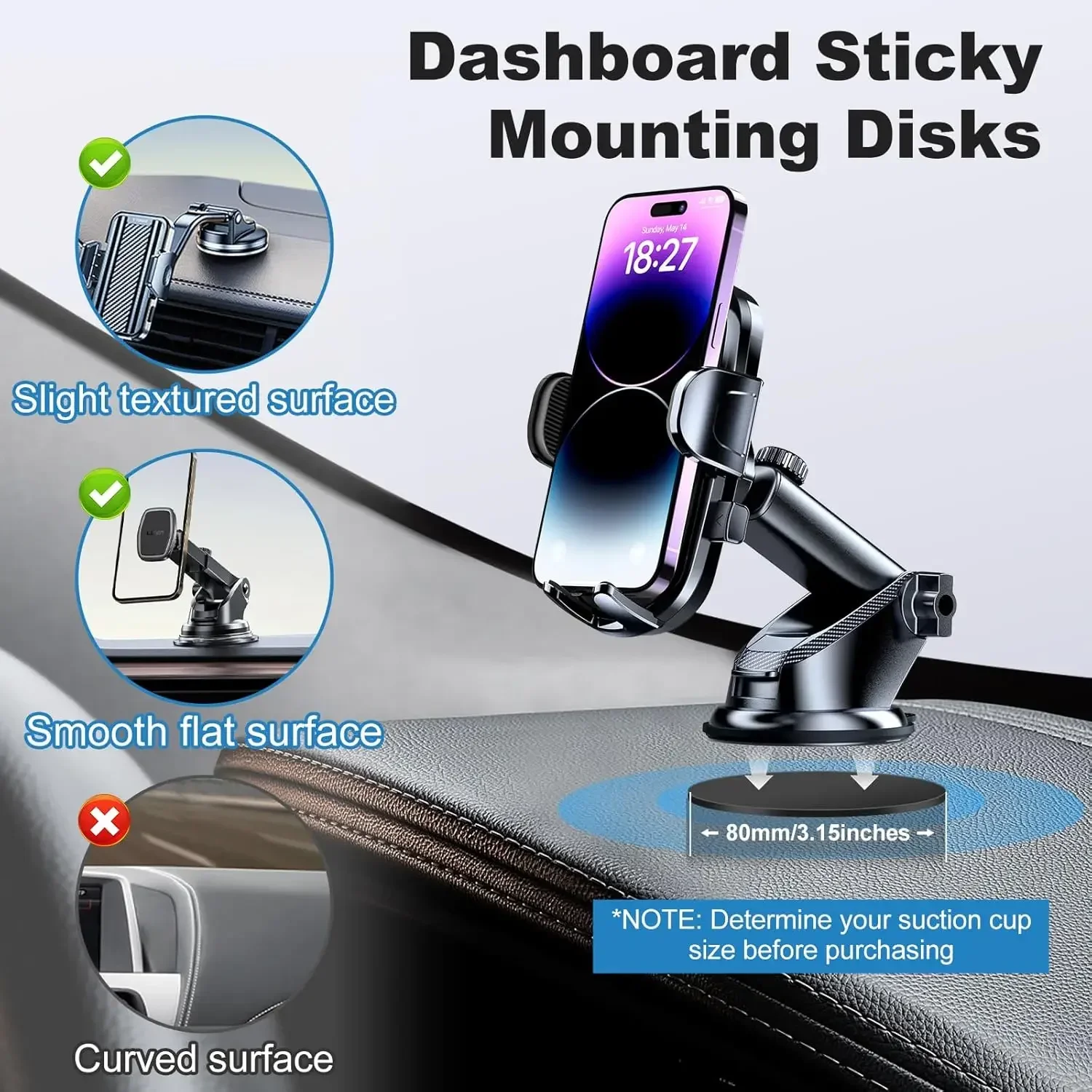 مجموعة وسادات لاصقة عالمية للو - مراجعة Phone Accessories Japan وسعره