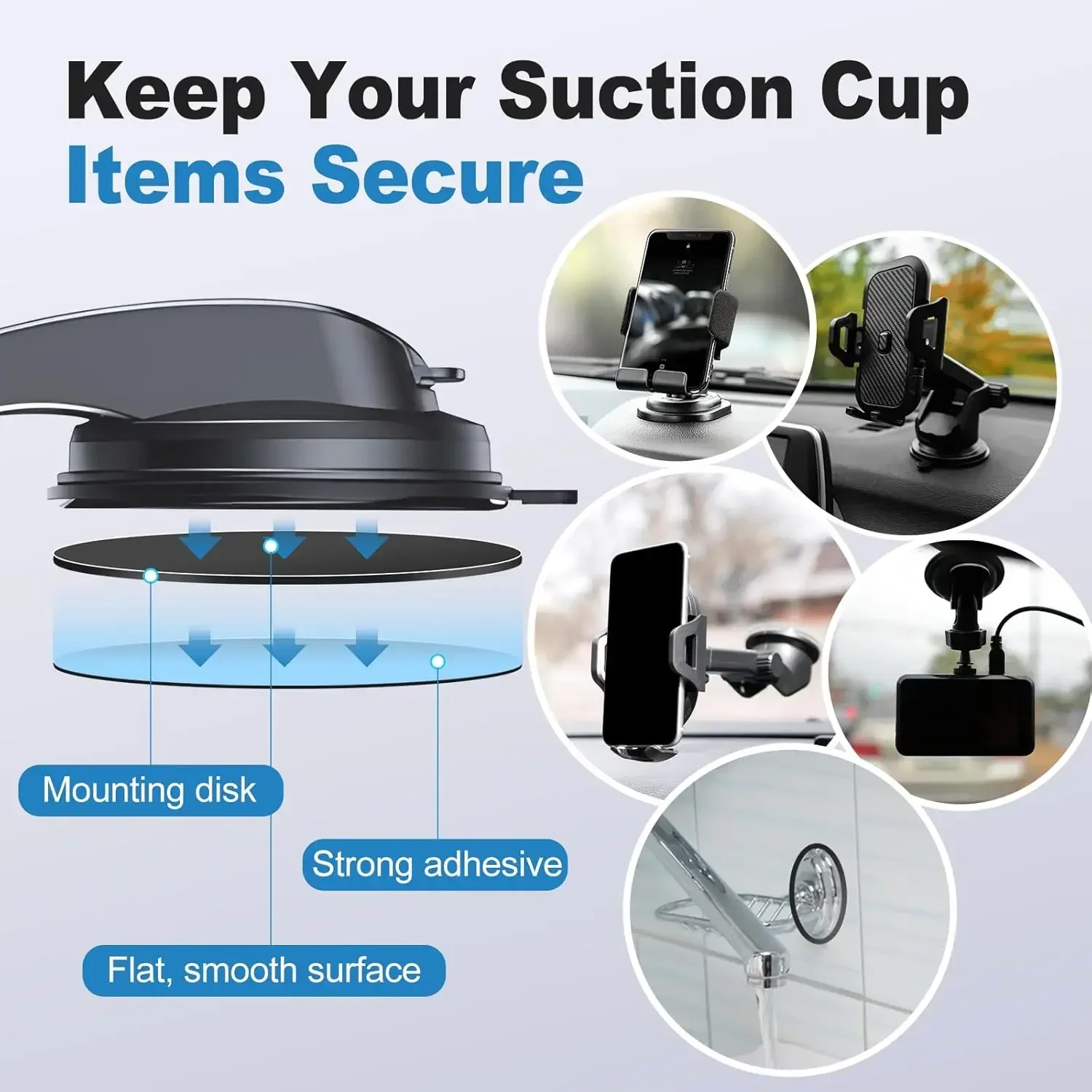 مجموعة وسادات لاصقة عالمية للو - مراجعة Phone Accessories Japan وسعره