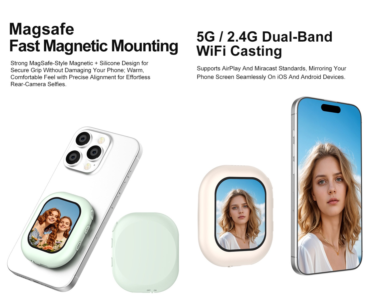شاشة مراقبة سيلفي مغناطيسية لا - مراجعة Phone Accessories For Photography وسعره